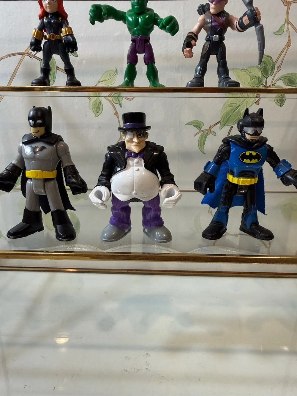 Imaginext Super Friends Super Heroes DC Marvel Action Figures Lot of 6